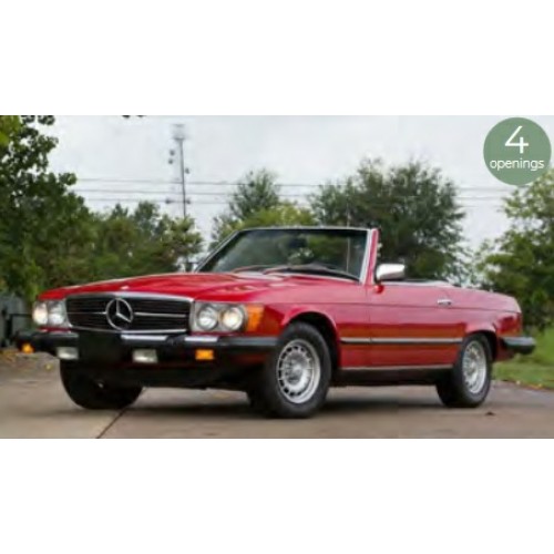 NV183729 - 1/18 MERCEDES BENZ 450 SL US VERSION 1979 RED