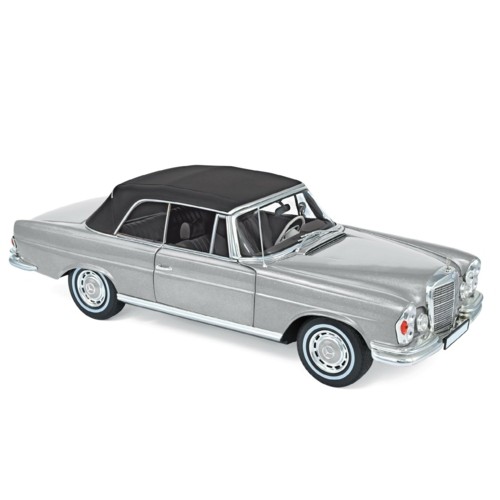 NV183761 - 1/18 MERCEDES-BENZ 280 SE CABRIOLET 1969 - SILVER METALLIC