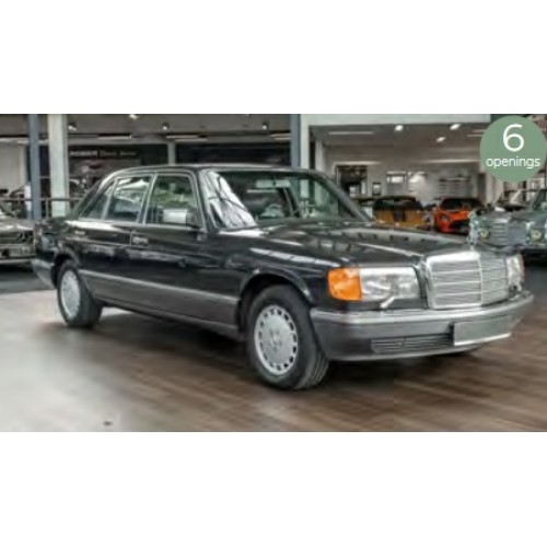 NV183793 - 1/18 MERCEDES BENZ 560 SEL 1989 BLACK METALLIC