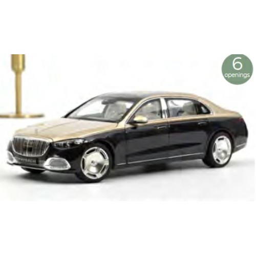 NV183917 - 1/18 MERCEDES MAYBACH S 680 4MATIC 2021 GOLD MET/BLACK MET