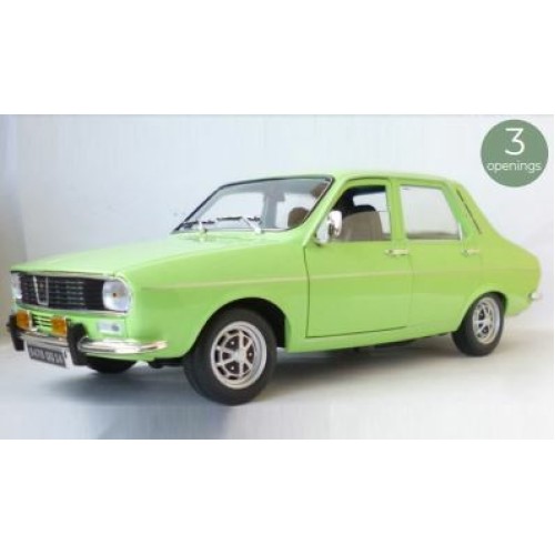 NV185247 -  1/18 1973 RENAULT 12 TS - LIGHT GREEN