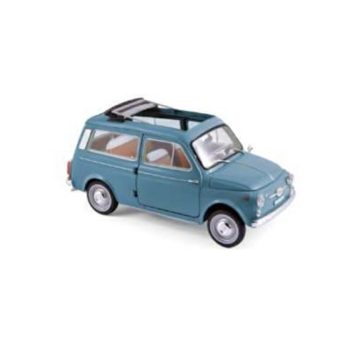 NV187726 - 1/18 FIAT 500 GIARDINIERA 1964 - CENERE BLUE