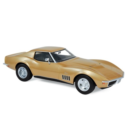 NV189031 - 1/18 CHEVROLET CORVETTE COUPE 1969 - GOLD METALLIC