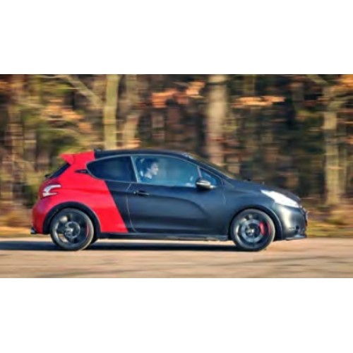 NV472821 - 1/43 PEUGEOT 208 GTI 30TH 2014 BLACK MATT AND RED