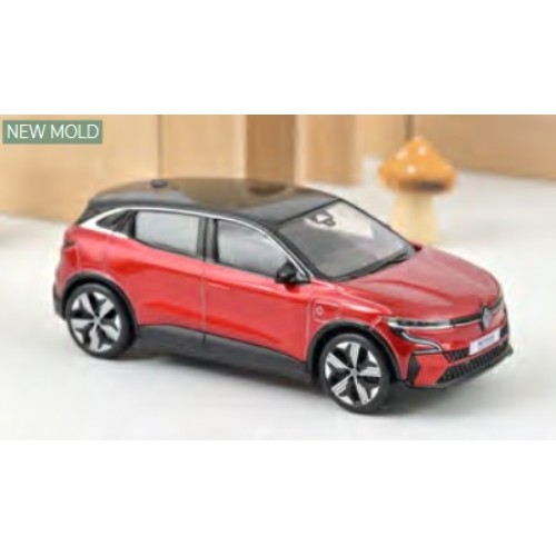 NV517921 - 1/43 RENAULT MEGANE E-TECH 100 ELECTRIC 2022 FLAME RED AND BLACK