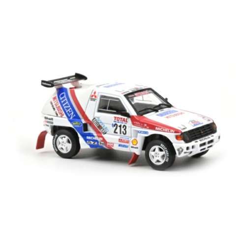 NV800163 - 1/43 MITSUBISHI PAJERO 1992 DAKAR RALLY NO.213 K.SHINOZUKA