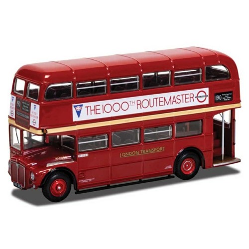 OM46318 - 1/76 AEC ROUTEMASTER - LONDON TRANSPORT 1000TH ROUTEMASTER