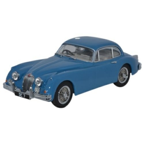 OX43JAGXK15006 - 1/43 JAGUAR XK150 COUPE BLUEBIRD BLUE - D.CAMPBELL