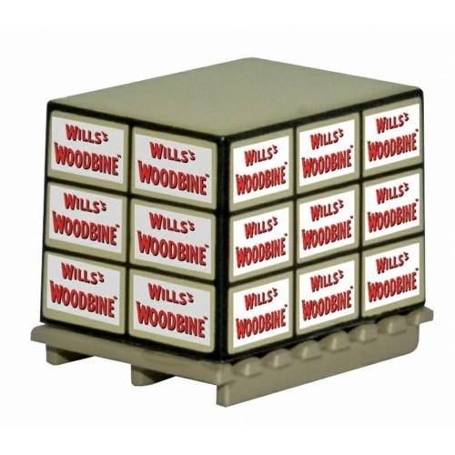 OX76ACC005 - 1/76 PALLET/LOADS WILLS WOODBINE X4