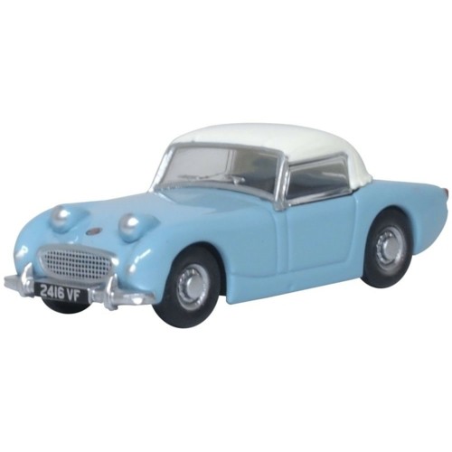 OX76AHF002 - 1/76 IRIS BLUE/OEW AUSTIN HEALEY FROGEYE SPRITE