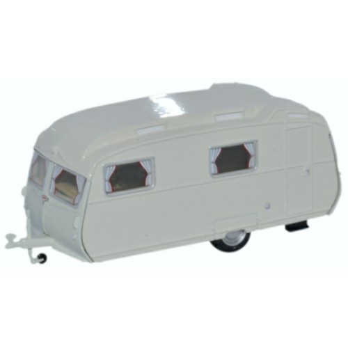 OX76CC001 - 1/76 CARLIGHT CONTINENTAL CARAVAN LIGHT GREY