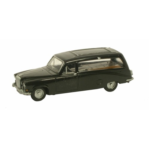 OX76DS002 - 1/76 DAIMLER DS420 HEARSE BLACK