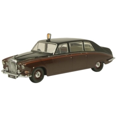 OX76DS004 - 1/76 DAIMLER DS420 LIMO CLARET/BLACK