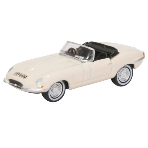 OX76ETYP013 - 1/76 E TYPE JAGUAR WHITE