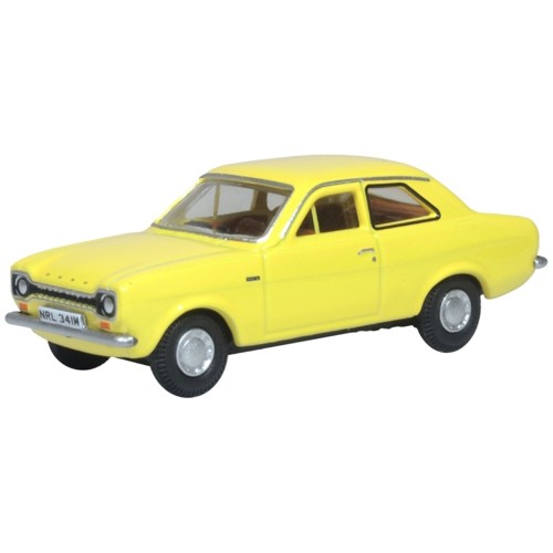 OX76FE004 - 1/76 FORD ESCORT MK1 DAYTONA YELLOW