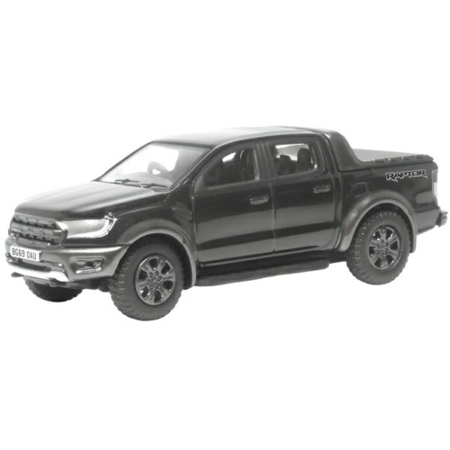 OX76FR001 - 1/76 FORD RANGER RAPTOR AGATE BLACK METALLIC