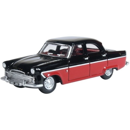 OX76FZ004 - 1/76 BLACK FORD ZODIAC MKII