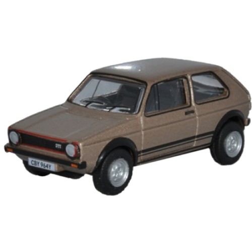 OX76GF006 - 1/76 VW GOLF GTI DIAMOND COPPER BROWN METALLIC