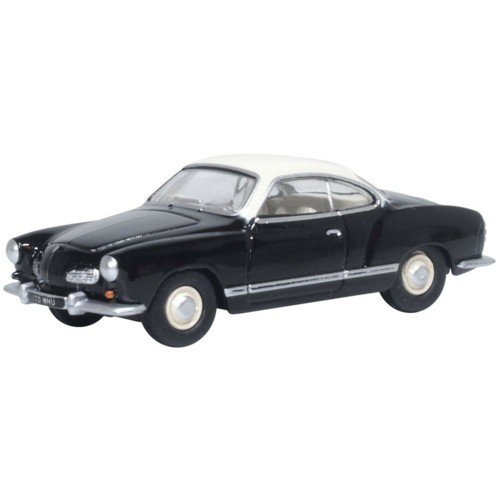 OX76KG002 - 1/76 BLACK/LOTUS WHITE VW KARMANN GHIA