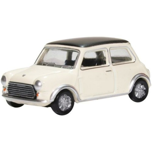 OX76MCS004 - 1/76 MINI COOPER S MKII SNOWBERRY WHITE/BLACK