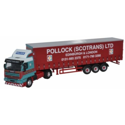 OX76S143001 - 1/76 SCANIA 143 40FT CURTAINSIDE POLLOCK