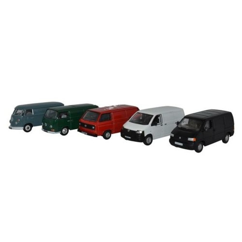 OX76SET66 - 1/76 5 PIECE VW VAN SET T1/T2/T3/T4/T5