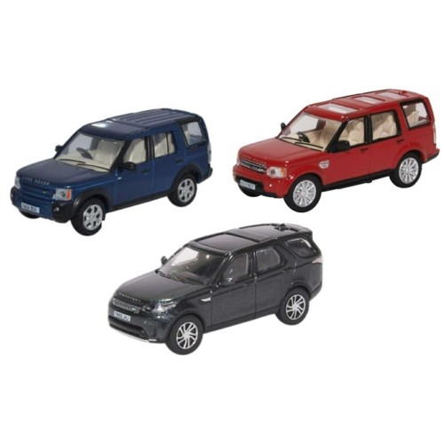 OX76SET71 - 1/76 3 PIECE LAND ROVER DISCOVERY SET 3/4/5