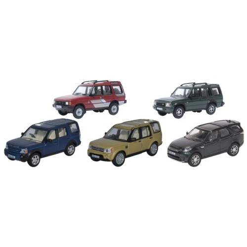 OX76SET77 - 1/76 5 PIECE SET LAND ROVER DISCOVERY 1 2 3 4 5