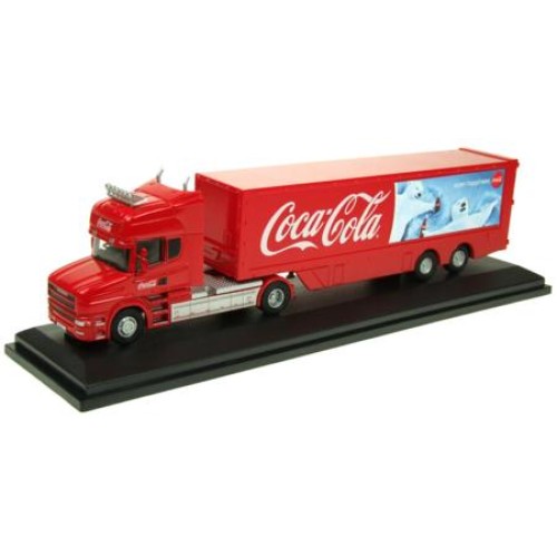 OX76TCAB005C - 1/76 SCANIA T CAB COCA COLA POLAR BEARS