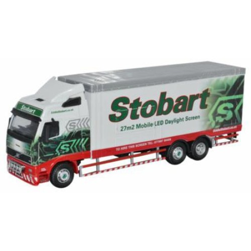 OX76VOL01LED - 1/76 VOLVO FH12 EDDIE STOBART LED TELETUBBY