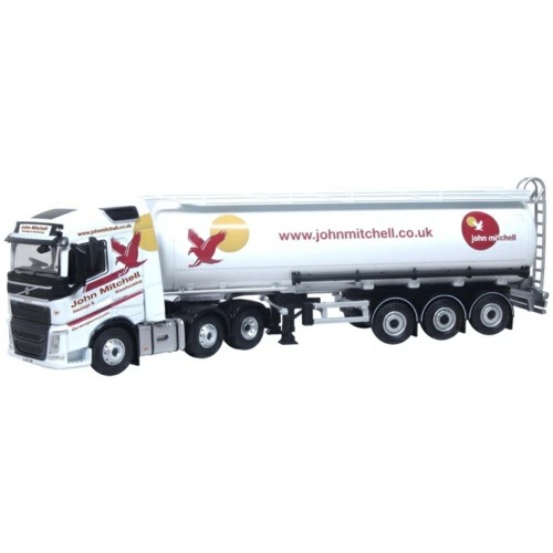 OX76VOL4012 - 1/76 JOHN MITCHELL VOLVO FH4 CYLINDRICAL TANKER