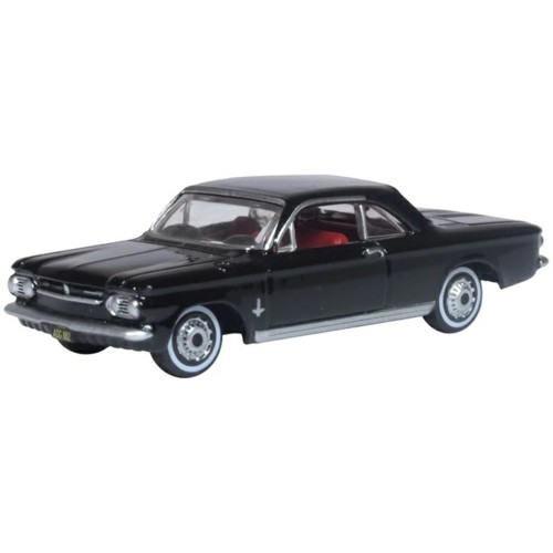 OX87CH63004 - 1/87 CHEVROLET CORVAIR COUPE 1963 TUXEDO BLACK