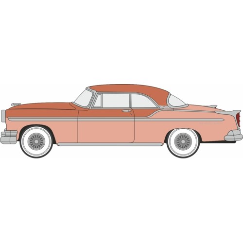 OX87CNY55002 - 1/87 1955 CHRYSLER NEW YORKER DELUXE COUPE ST. REGIS DESERT SAND/CANYON TAN