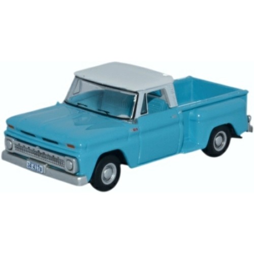 OX87CP65001 - 1/87 CHEVROLET STEPSIDE PICK UP 1965 LIGHT BLUE/WHITE