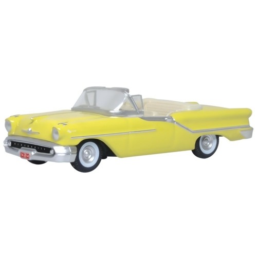 OX87OC57001 - 1/87 OLDSMOBILE 88 CONVERTIBLE 1957 CORONADO YELLOW (ROOF DOWN)