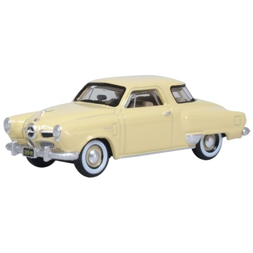 OX87SC50001 - 1/87 1950 STUDEBAKER CHAMPION STARLIGHT COUPE TULIP CREAM