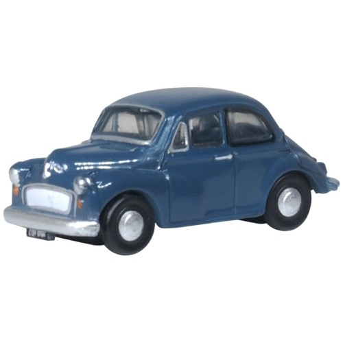 OXNMOS007 - N GAUGE MORRIS MINOR SALOON TRAFALGAR BLUE