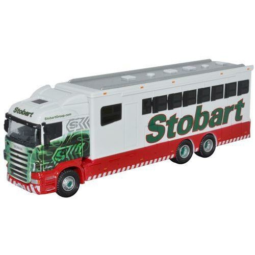 OXSTOB008 - 1/76 SCANIA HIGHLINE HORSEBOX