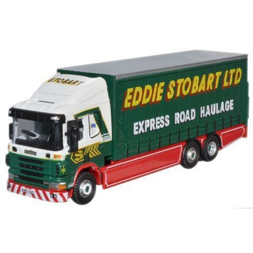 OXSTOB012 - 1/76 EDDIE STOBART SCANIA 94 6 WHEEL CURTAINSIDE