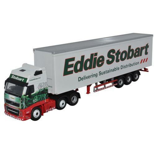 OXSTOB017 - 1/76 VOLVO FH BOX TRAILER