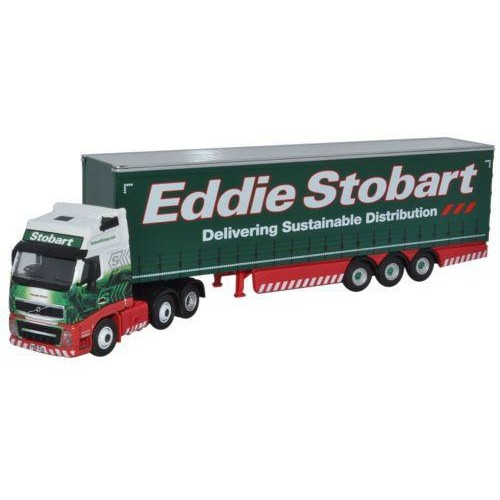 OXSTOB033 - 1/76 EDDIE STOBART VOLVO FH CURTAINSIDE