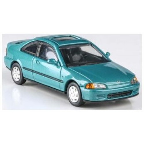 PAR65762 - 1/64 HONDA CIVIC COUPE EJ1 AZTEC GREEN 1995 (RHD)