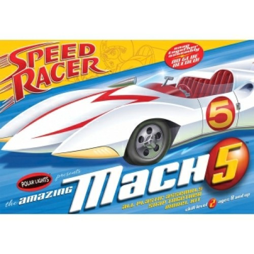 POL981 - 1/25 SPEED RACER MACH V (SNAP KIT)  (PLASTIC KIT)