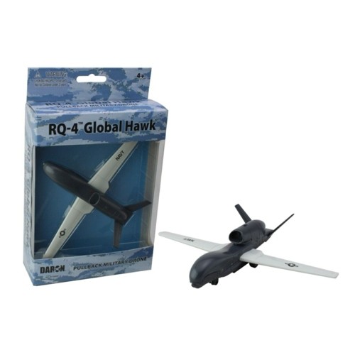 PPRT9809 - RQ-4 GLOBAL HAWK PULLBACK MILITARY DRONE