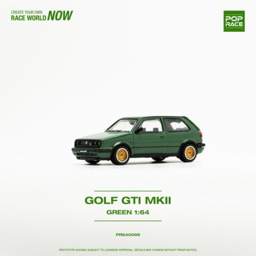 PR640099 - 1/64 GOLF GTI MKII OAK GREEN