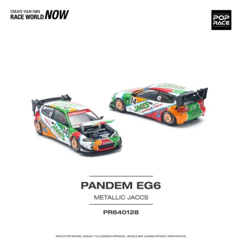 PR640128 - 1/64 PANDEM CIVIC EG6 V1.5 JACCS