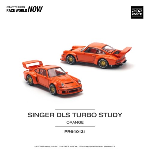 PR640131 - 1/64 SINGER DLS TURBO TRACK ORANGE