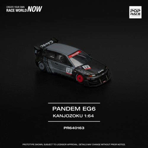 PR640163 - 1/64 PANDEM CIVIC EG6 KANJOZOKU