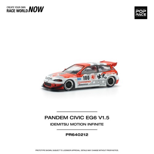 PR640212 - 1/64 PANDEM CIVIC EG6 V1.5 IDEMITSU MOTION INFINITE