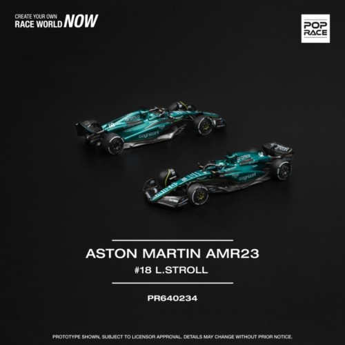 PR640234 - 1/64 ASTON MARTIN AMR23 F1 NO.18 L. STROLL